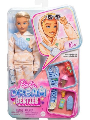 Mercan Terlik Çanta JDD75 Barbie Dream Besties Ana Karakter Bebek Ken