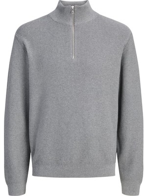 Jack & Jones Premium Regular Fit Yarım Femruarlı Dik Yaka Kazak Erkek Kazak 12301708