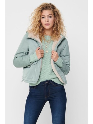 Only Onldahlia Regular Fit Çift Taraflı Kapüşonlu Kısa Mont Kadın Mont 15208777