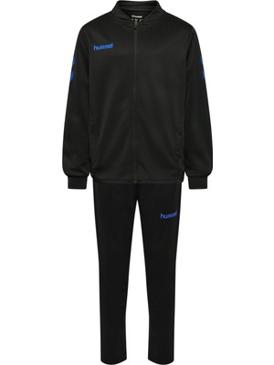 Hummel Logolu Kolej Yaka Fermuarlı Eşofman Takımı Unisex Çocuk Eşofman Takımı 236383