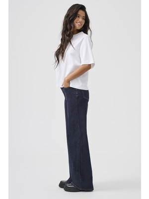 Only Onlmadison Yüksek Bel Geniş Paça Jeans Kadın Kot Pantolon 15352206