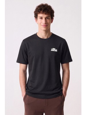 Hummel % 100 Pamuk Regular Fit Bisiklet Yaka T Shirt Erkek T Shirt 912435