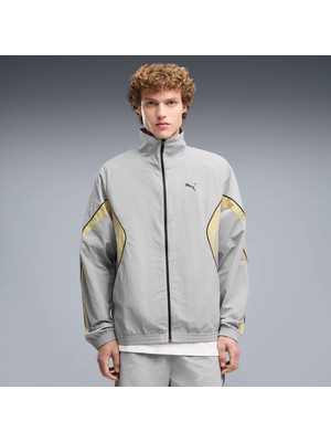 Puma Erkek Gri Puma Puma Sport Woven Jacket Gri Erkek Ceket