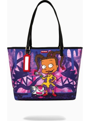 Sprayground Rugrats Love To Paint Fermuarlı Omuz Çantası