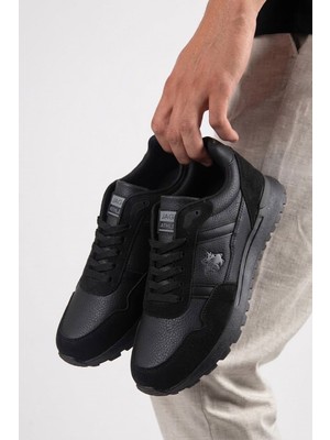 Albishoes Erkek Kaymaz Taban Kışlık Mevsimlik Cilt Sneaker Rahat Taban Günlük Erkek Spor Ayakkabı