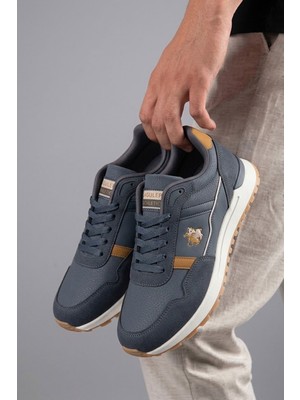 Albishoes Erkek Kaymaz Taban Kışlık Mevsimlik Cilt Sneaker Rahat Taban Günlük Erkek Spor Ayakkabı