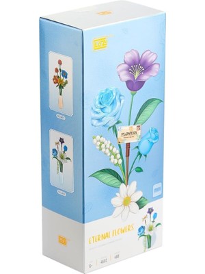 Alsa Endüstri LZ4602 Loz Çiçek Blok Seti 488 Parça -Vagon Life