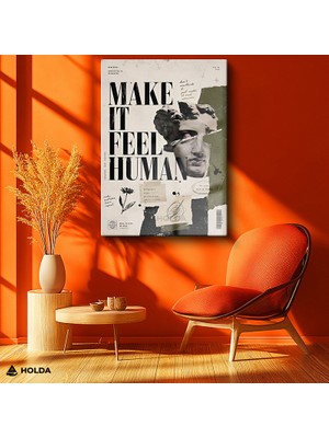 Holda Props Cam Tablo Heykel Tipografi Tasarım Sanat Tablosu Duvar Dekorasyonu