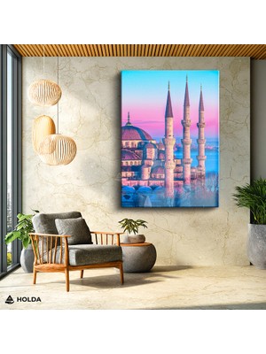 Holda Props Cam Tablo Sultanahmet Camii Mimari Tablo Duvar Dekorasyonu