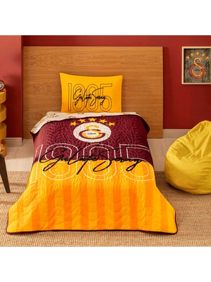 Taç Galatasaray 1905 Lisanslı Tek Kişilik Yatak Örtüsü Seti