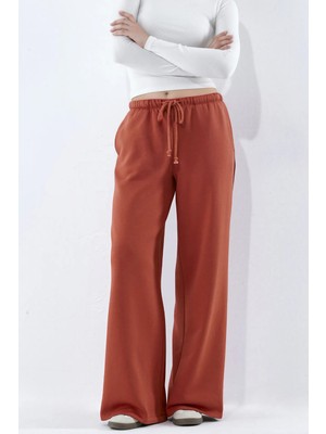 Hiccup Kadınlar Geniş Jogger Pantolon Kırmızı