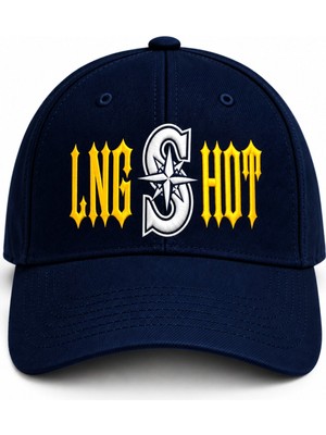 BarsDepo Longshot Lacıvert Unisex Nakışlı Şapka | Gothic Tasarım Baseball Cap | Ayarlanabilir