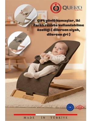 Quero Anka Çift Sallanır Ana Kucağı - Kahve/bej