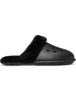 Crocs 212143-CLASSIC Fuzz Scuff 001-BLACK Unisex Terlik