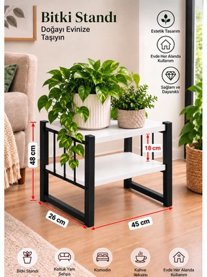 Belirtilmemiş Bitki,çiçek Standı Ofis Ev Mini Boy Beyaz Desen