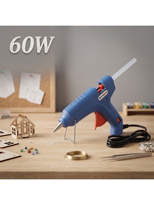 Ttt 60W Sıcak Silikon Tabancası - Elektrikli - 11 mm Mum Silikon Uyumlu