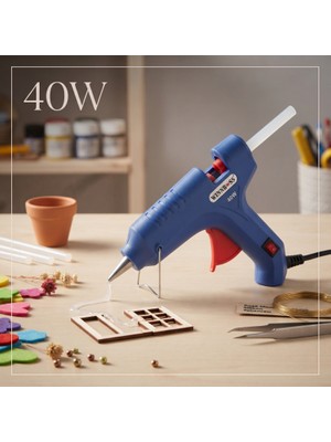 Ttt 40W Sıcak Silikon Tabancası - 11 mm Mum Silikon Uyumlu