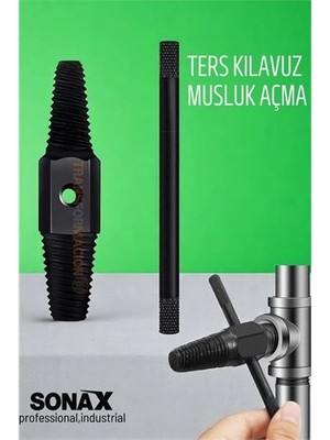 Modacar Ters Kılavuz Hasarlı Musluk Boru Vana Kılavuz Seti Musluk Açma ( Lisinya )