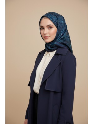 Zer Premium – Geometrik ve Floral Desenli Özel Koleksiyon Şal