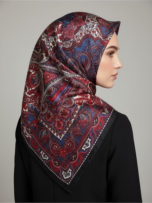 Scarf Ipek Görünümlü Etnik Esinti Şal