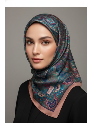Scarf Ipek Görünümlü Etnik Esinti Şal
