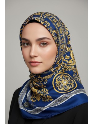 Lady Coco Soft Pamuklu Daire Desenli Şal