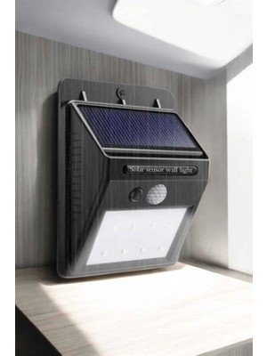 Adalı Store Solar Lamba Giriş, Bahçe Yol Avlu Hareket Sensörlü LED Parlak Gece Su Geçirmez