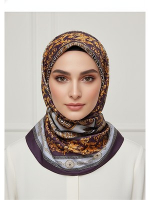 Lady Coco Soft Pamuklu Daire Desenli Şal