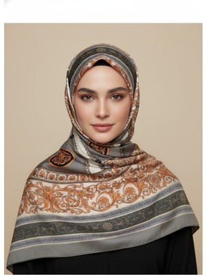 Lady Coco Soft Pamuklu Daire Desenli Şal
