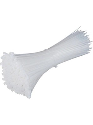 Adalı Store Plastik Çırt Kelepçe 100 Parça Beyaz 2.5X100MM BX40