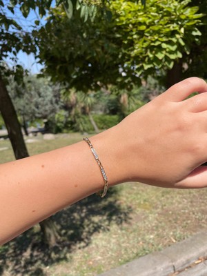 Solenya Xuping 14K Geçmeli Gold Renk Bileklik