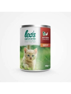 Bezos Tavuk Parça Etli Soslu Yavru Kedi Konservesi 6 Adet 400 gr