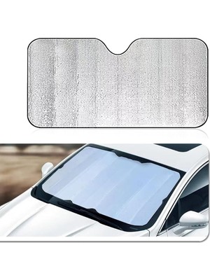 Adalı Store Katlanabilir Araç Ön Cam Güneşlik Isı ve Işık Önleyici Honda Civic Peugeot 3008 Volkswagen Passat Nissan Qashqai