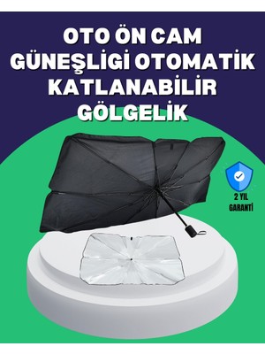 Adalı Store Şemsiye Tasarımlı Katlanabilir Araç Güneşliği – Geniş Uyumlu Uv Koruma