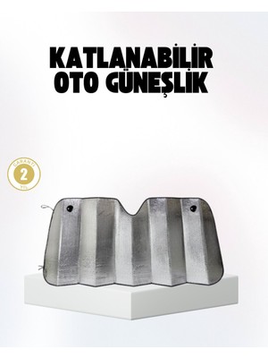 Adalı Store Otomobil Güneşliği – Katlanabilir Tasarım ve Süngerli Isı Yalıtımı