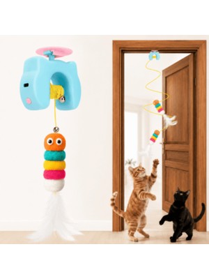 Ttt Otomatik Yo-Yo Kedi Oyuncağı - Şarjlı Oyuncak - Makaralı