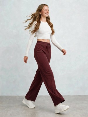 Maimoda Kadın Fitilli Şardonlu Günlük Pantolon
