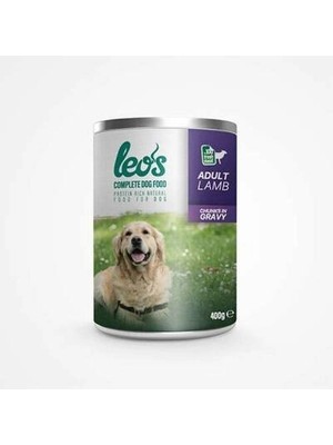 Bezos Kuzu Parça Etli Soslu Yetişkin Köpek Konservesi 12 Adet 400 gr