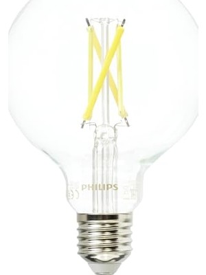 Mey İthalat G93 E27 Kısılabilir Filament LED Glob Ampul, 60W, WGD90