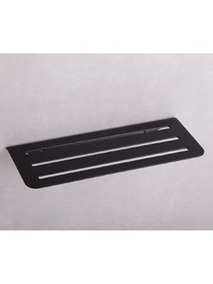 Mey İthalat Duş Raf Sistemi, Siyah Renk, 30X105X250 mm