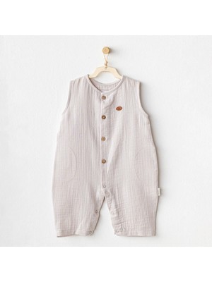 Andywawa AC25883 Müslin Home Bebe Tulum Beige