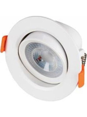 Mey İthalat CT-5200 6 W Lal Beyaz Kasa Cob LED Spot, Beyaz