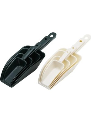 Mey İthalat Kaşık, Urve URV-3041 (4pcs) Ölçü Erzak Kürek (Renkli PLASTIK)*120