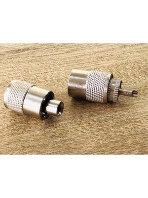 Mey İthalat Kablo, Axe Antenna 2 Tane Dual Band Uhf Vhf Çatı Anten Için PL-259 Uhf Metal Konnektör Rg-58 Uyumlu