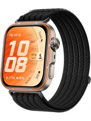 Mey İthalat Huaweı Watch Fıt 5 Pro Uyumlu Dokuma Kordon Ayarlanabilir Spor Kordon