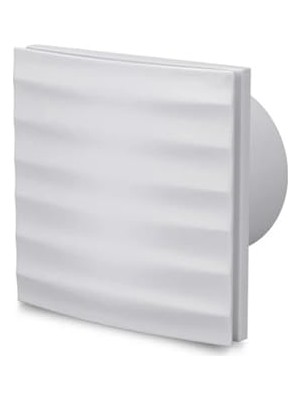 Mey İthalat Süper Sessiz 12 W Kapaklı Düz Banyo Wc Aspiratör Fanı 100 mm Duvar Tipi