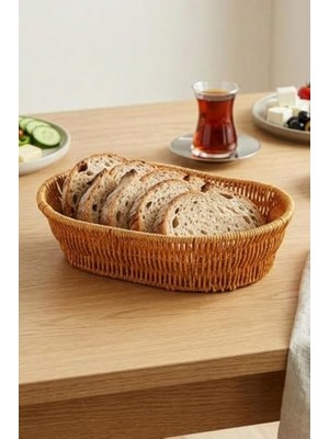 Trendexa Ekmek Sepeti; Oval Rattan Mini, BB6063