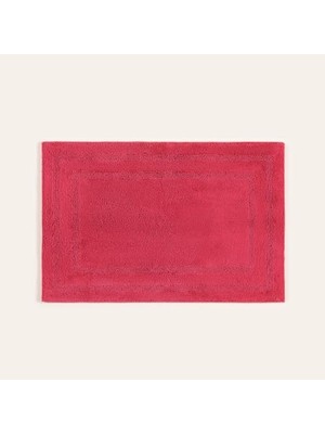 Trendexa %100 Pamuk Çift Taraflı Banyo Paspası, 70X120 Cm, Fuşya