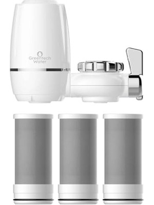 Trendexa Water Aktive Edilmiş Karbon Filtreli Musluk Ucu Arıtıcı / 3 Adet Karbon Filtreli KARTUŞ/GW-D03P2