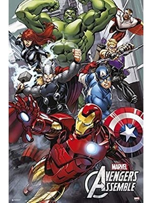 Trendexa Marvel Comics Avengers Asemble Posteri, 61 x 91,5 cm